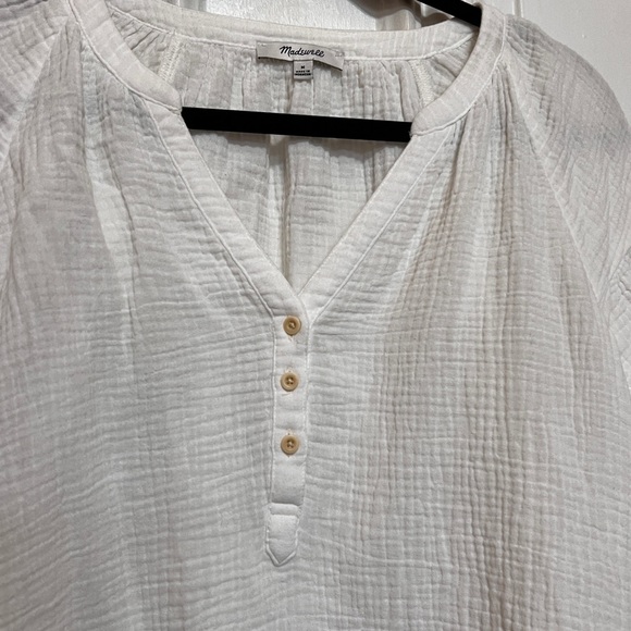 MadeWell Blouse with Ruffled Sleeves - Picture 5 of 5